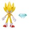 Sonic the Hedgehog 4 Inch Figure | Super Sonic (Modern) with Chaos Emerald